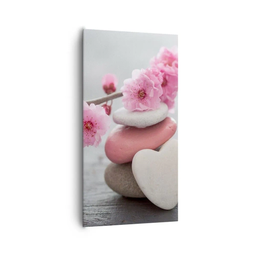 Vászonkép - Boldogság a cseresznyevirággal - 65x120 cm