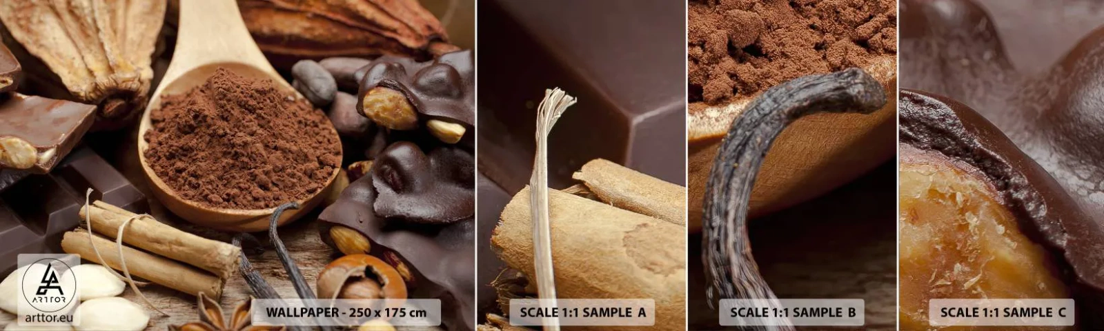 Fotótapéta Minta Standard Eco - A legjobb a bánatra - Gasztronómia, Csokoládé, Kávé - 100x30 cm