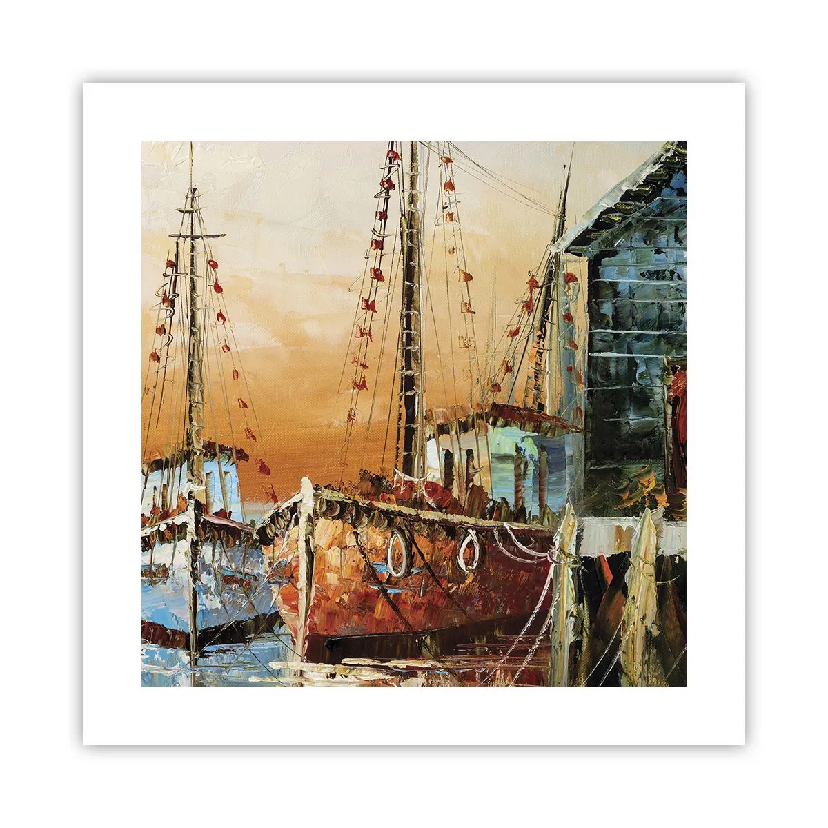 Poszter - Nyugodt visszatérés - 40x40 cm