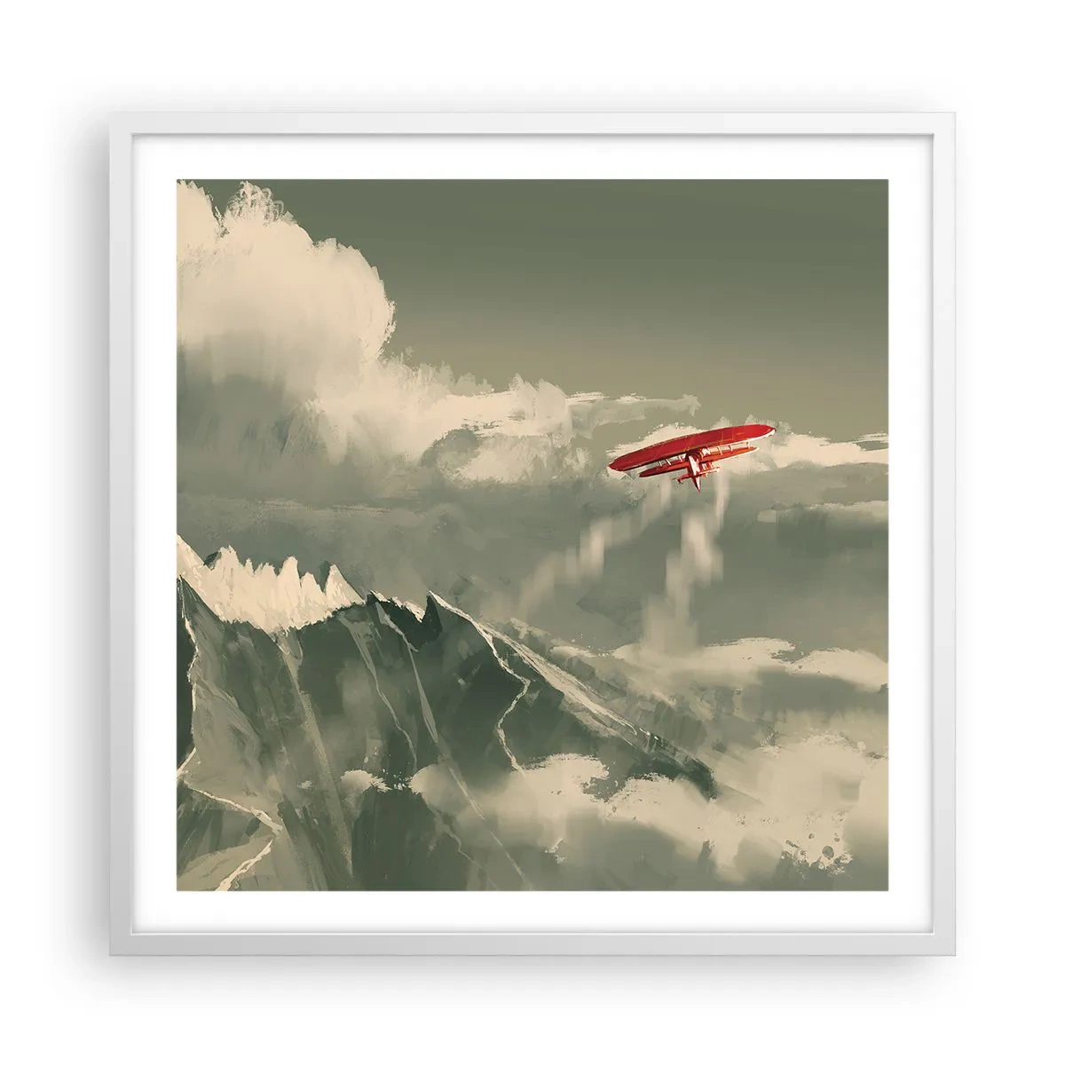 Poszter fekete keretben - Rettenthetetlen úttörő - 60x60 cm