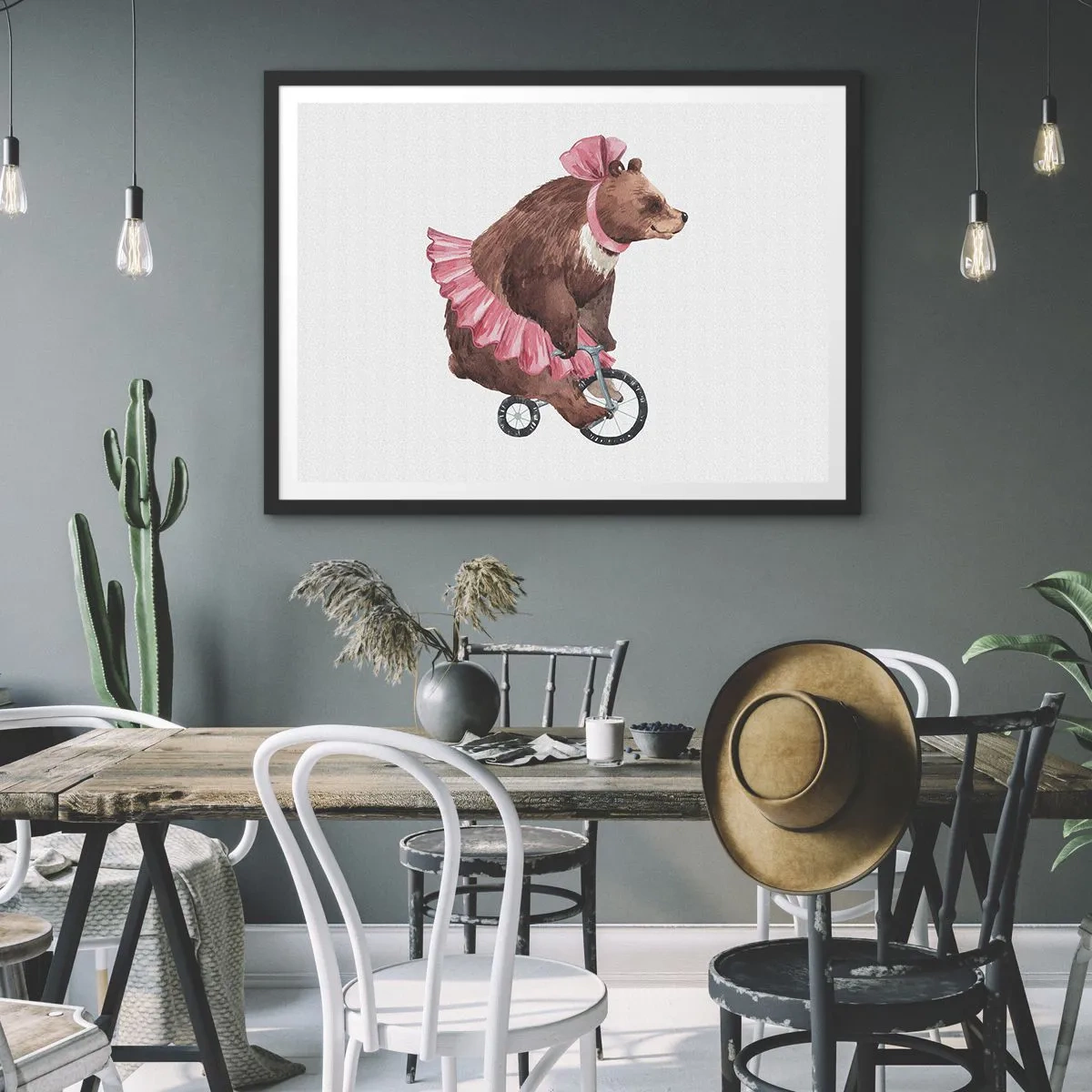 Poszter fehér keretben - Micsoda cirkusz! - 70x50 cm