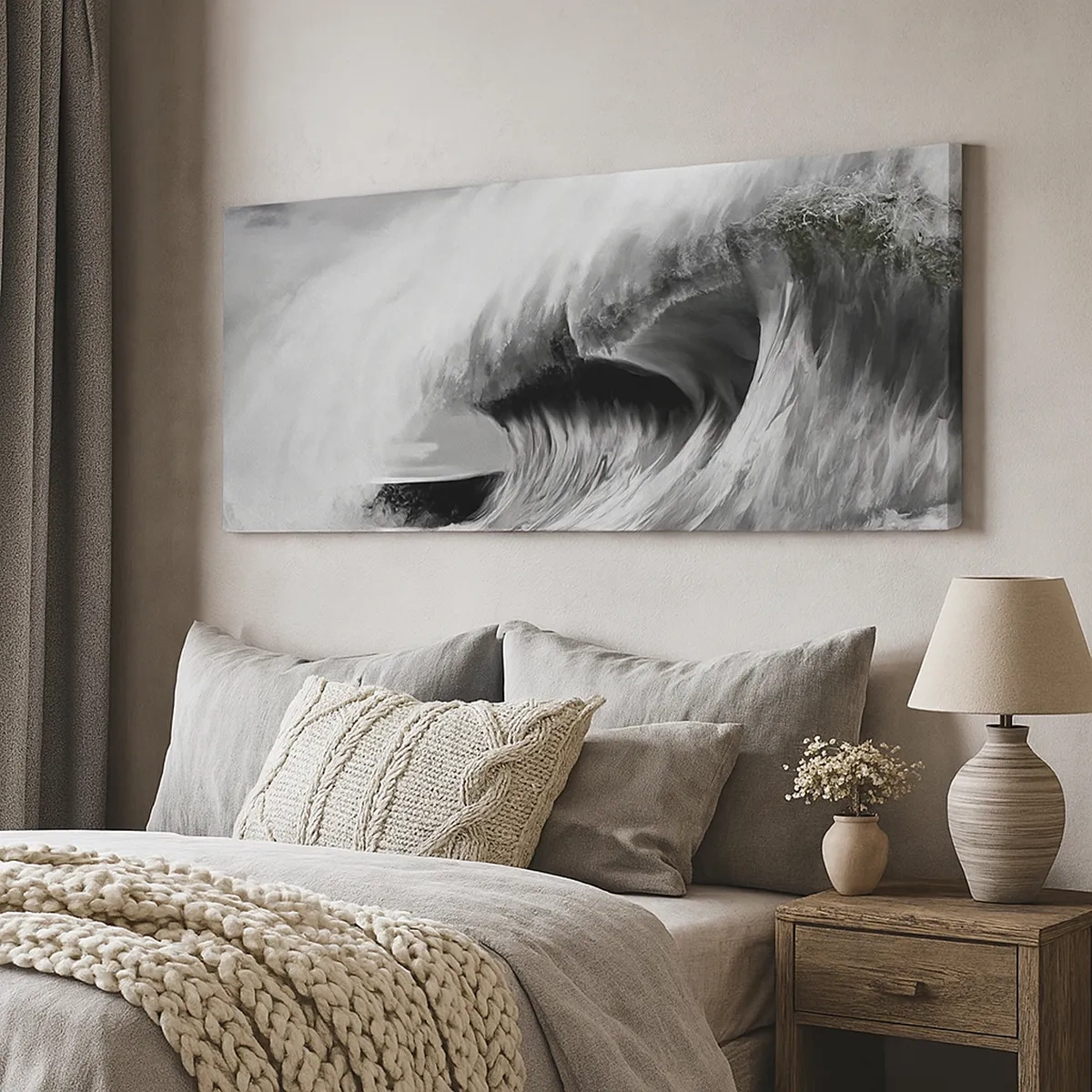 Vászonkép - Az óceán haragja - 30x30 cm