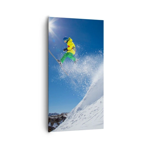 Vászonkép - Tánc a hegyekkel - 65x120 cm