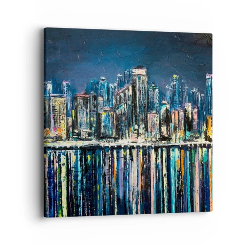 Vászonkép - Lámpák kaszkádja - 40x40 cm