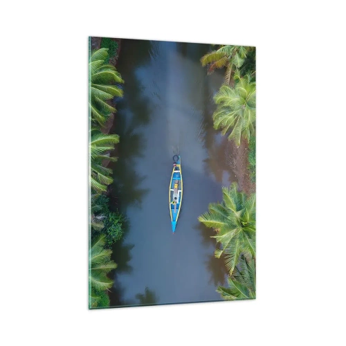 Üveg kép - Egy trópusi ösvényen - 80x120 cm