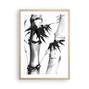 Poszter világos tölgy keretben - Közelkép a keletről - 50x70 cm