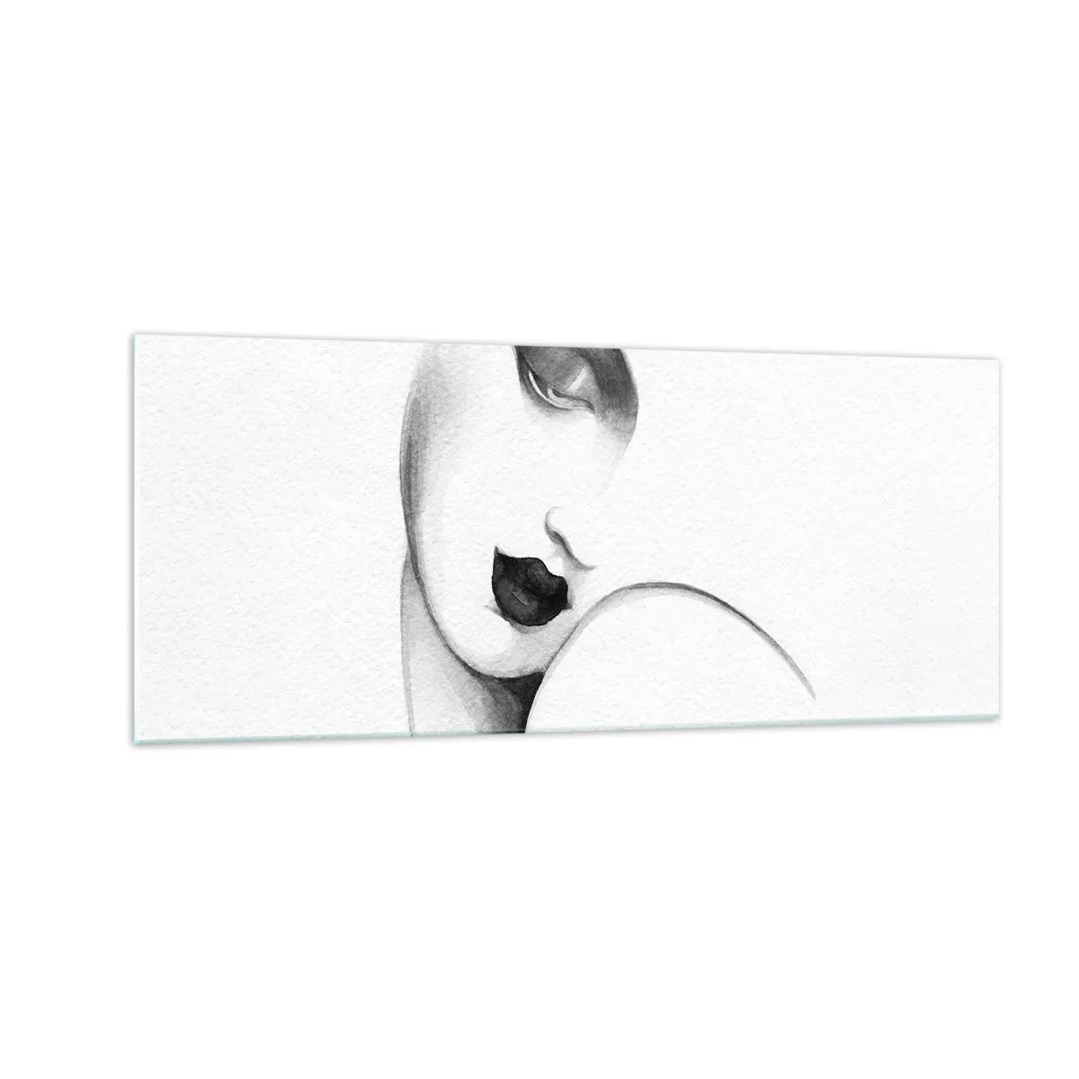 Üveg kép - Łempicka stílusában - 100x40 cm