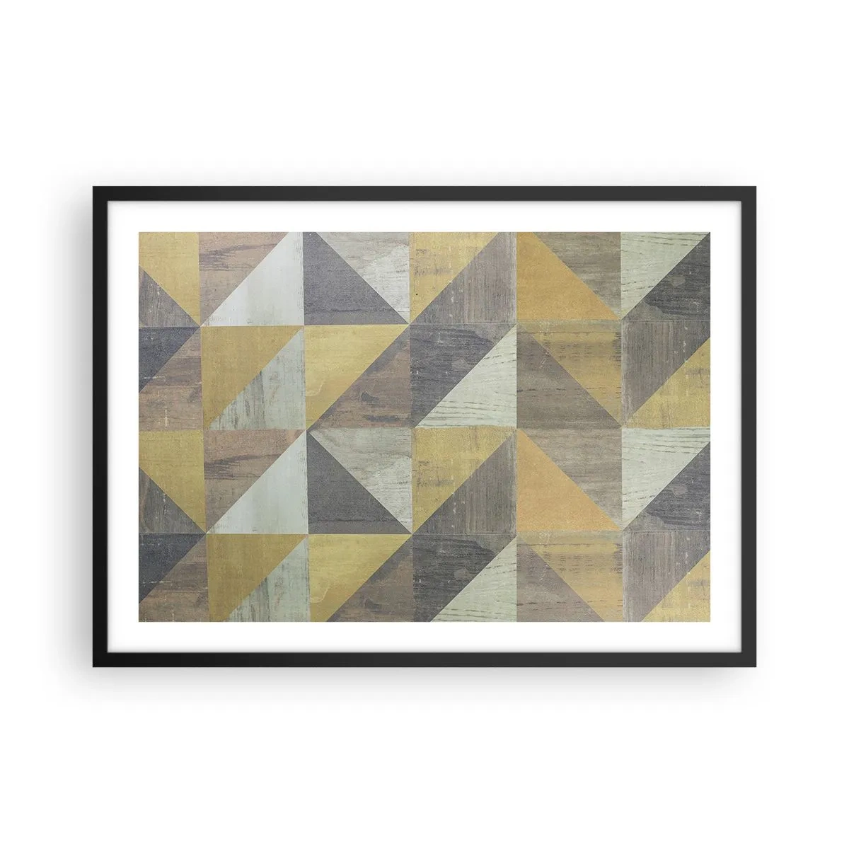 Poszter fehér keretben - A háromszög szögében - 70x50 cm