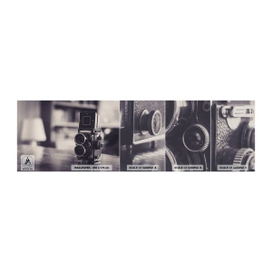 Fotótapéta Minta Premium Canvas - Egy régi fénykép varázsa - Retro, Kamera, Szüret - 100x30 cm