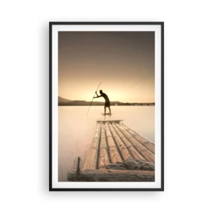 Poszter fehér keretben - Pihenés előtt - 61x91 cm