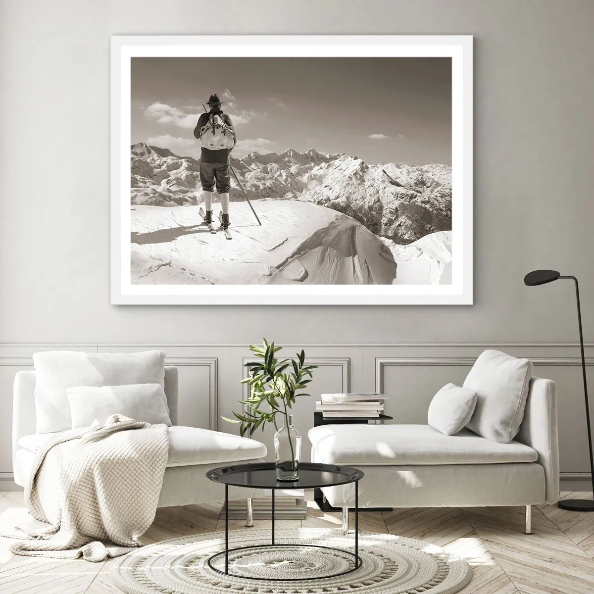 Poszter fekete keretben - És a hegyek ugyanazok - 100x70 cm