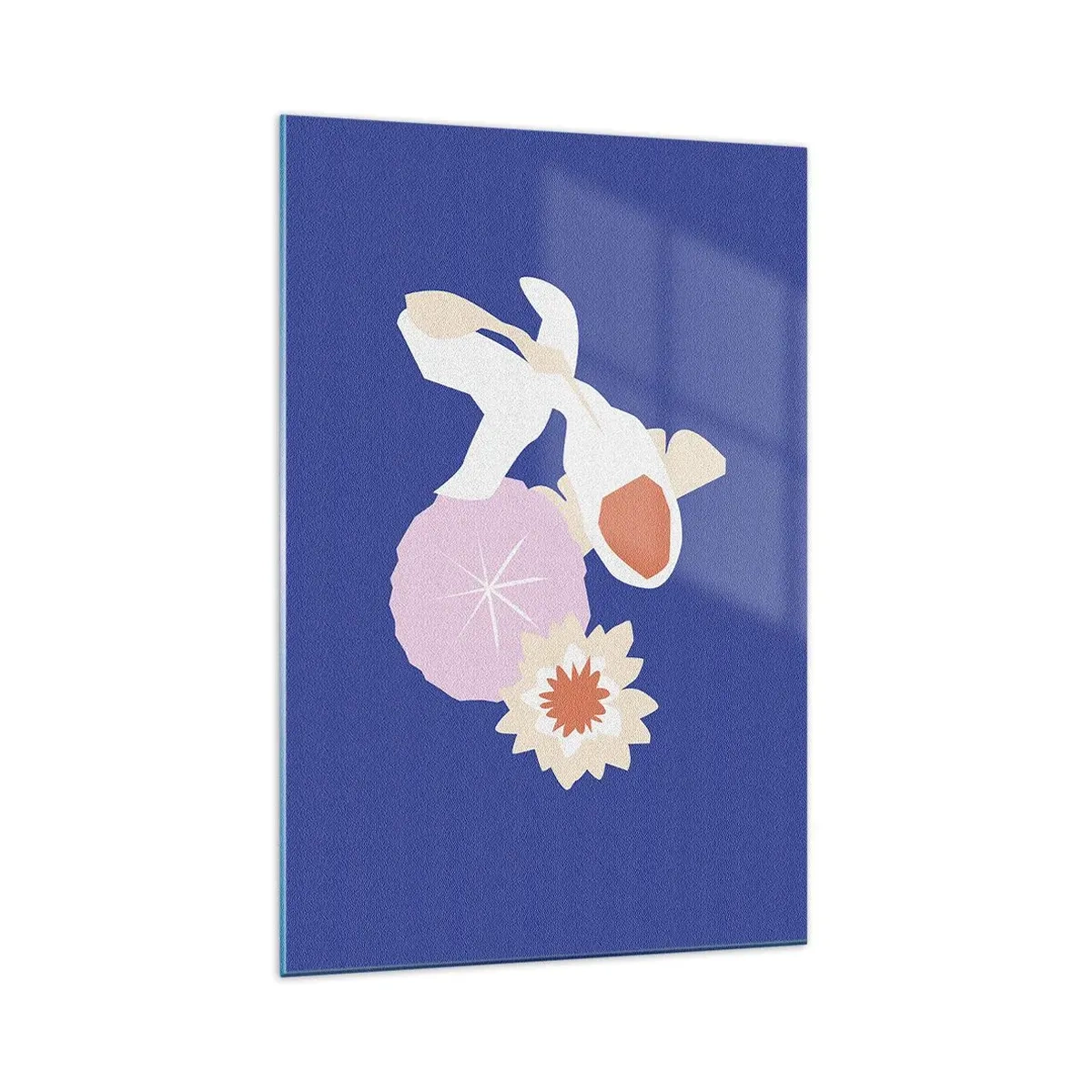 Üveg kép - Virágok és bimbók kompozíciója - 70x100 cm