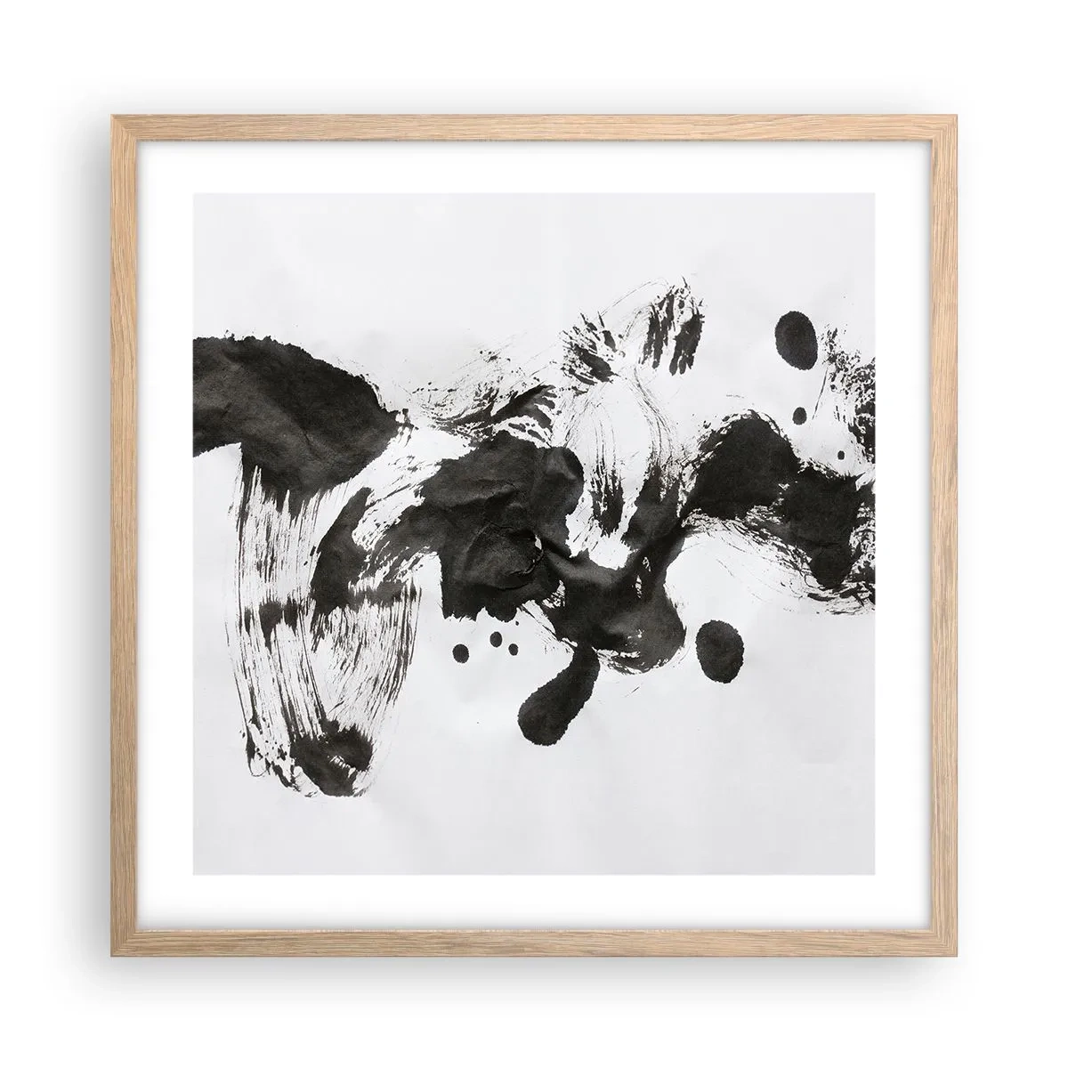 Poszter világos tölgy keretben - Módszer az őrületben? - 50x50 cm