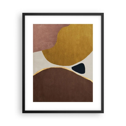 Poszter fehér keretben - Absztrakció - egy hely a térben - 40x50 cm
