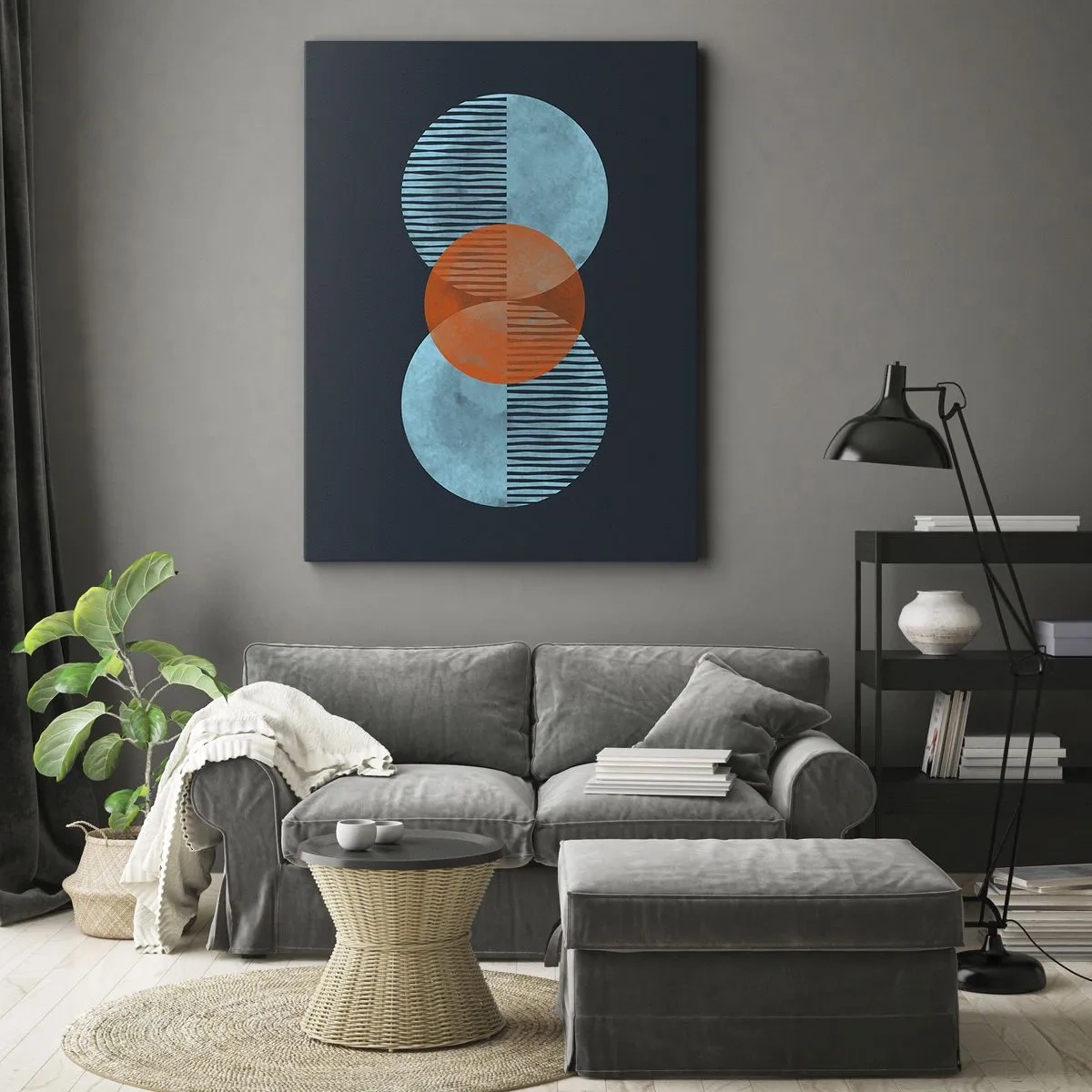 Vászonkép - Szimmetrikus kompozíció - 50x70 cm