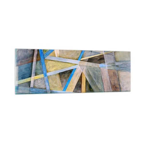 Üveg kép - Egyenesen vagy átlósan? - 90x30 cm