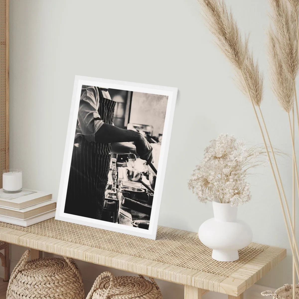 Poszter fekete keretben - Az ízek alkímiája - 61x91 cm