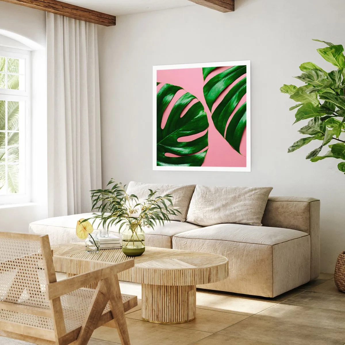 Poszter - Zöld rendez-vous - 30x30 cm