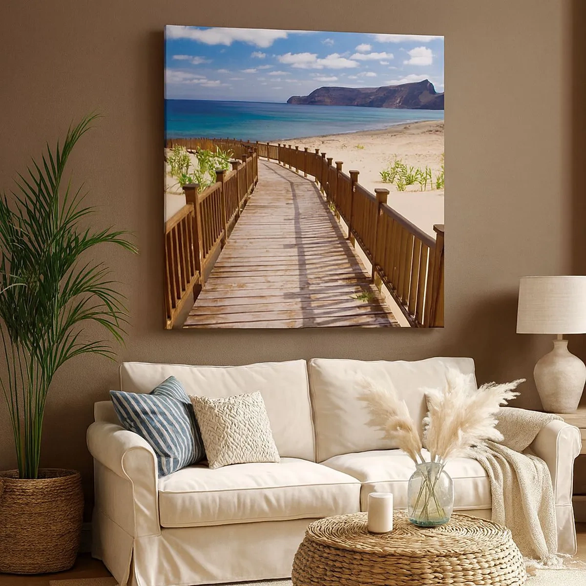 Vászonkép - Vigyél el a boldog szigetekre - 30x30 cm