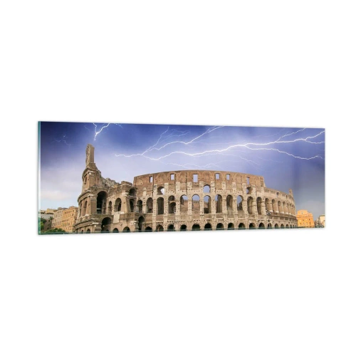 Üveg kép - Harc helyszíne - 90x30 cm