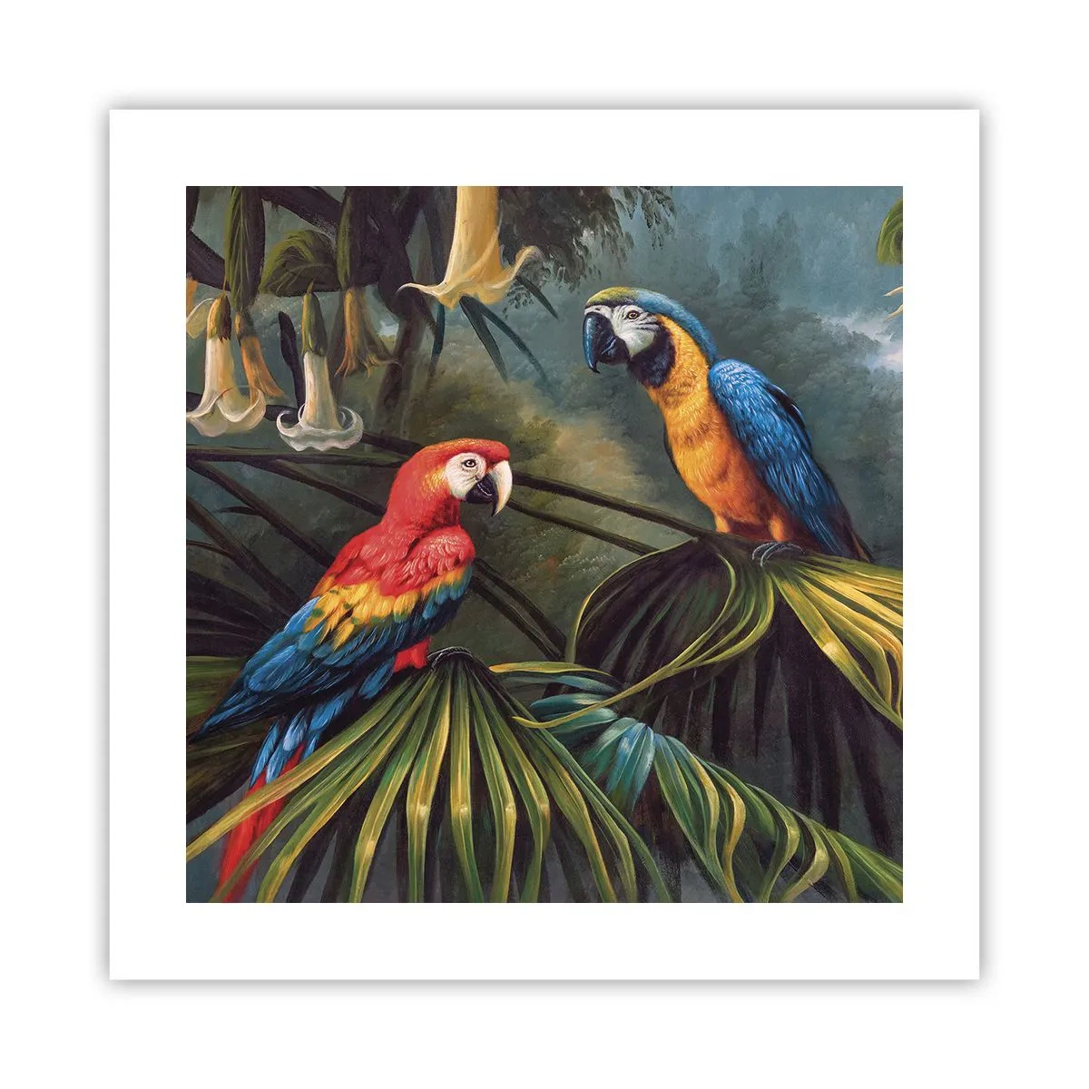 Poszter - Romantika a trópusokon - 40x40 cm