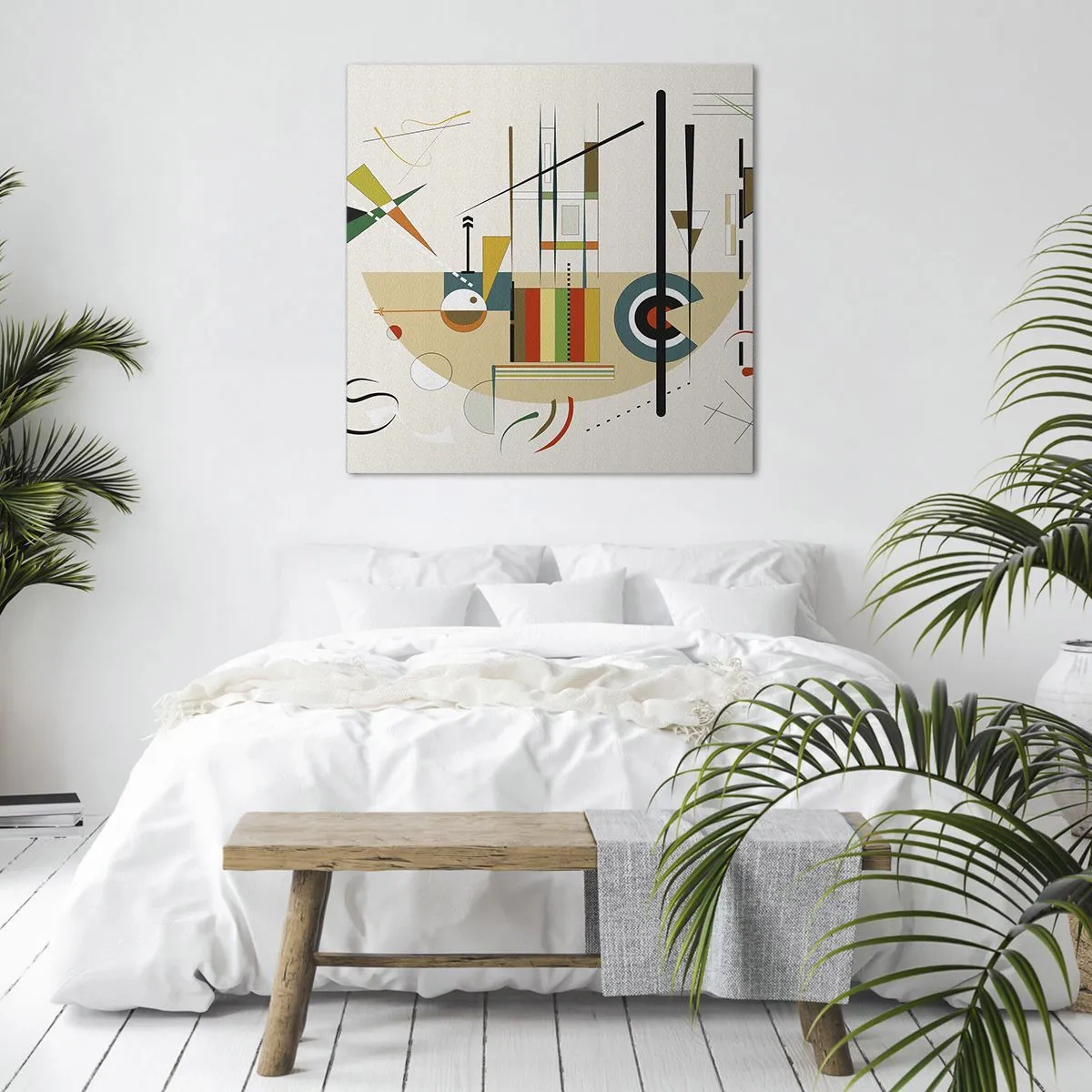 Vászonkép - És nevet a világ - 60x60 cm