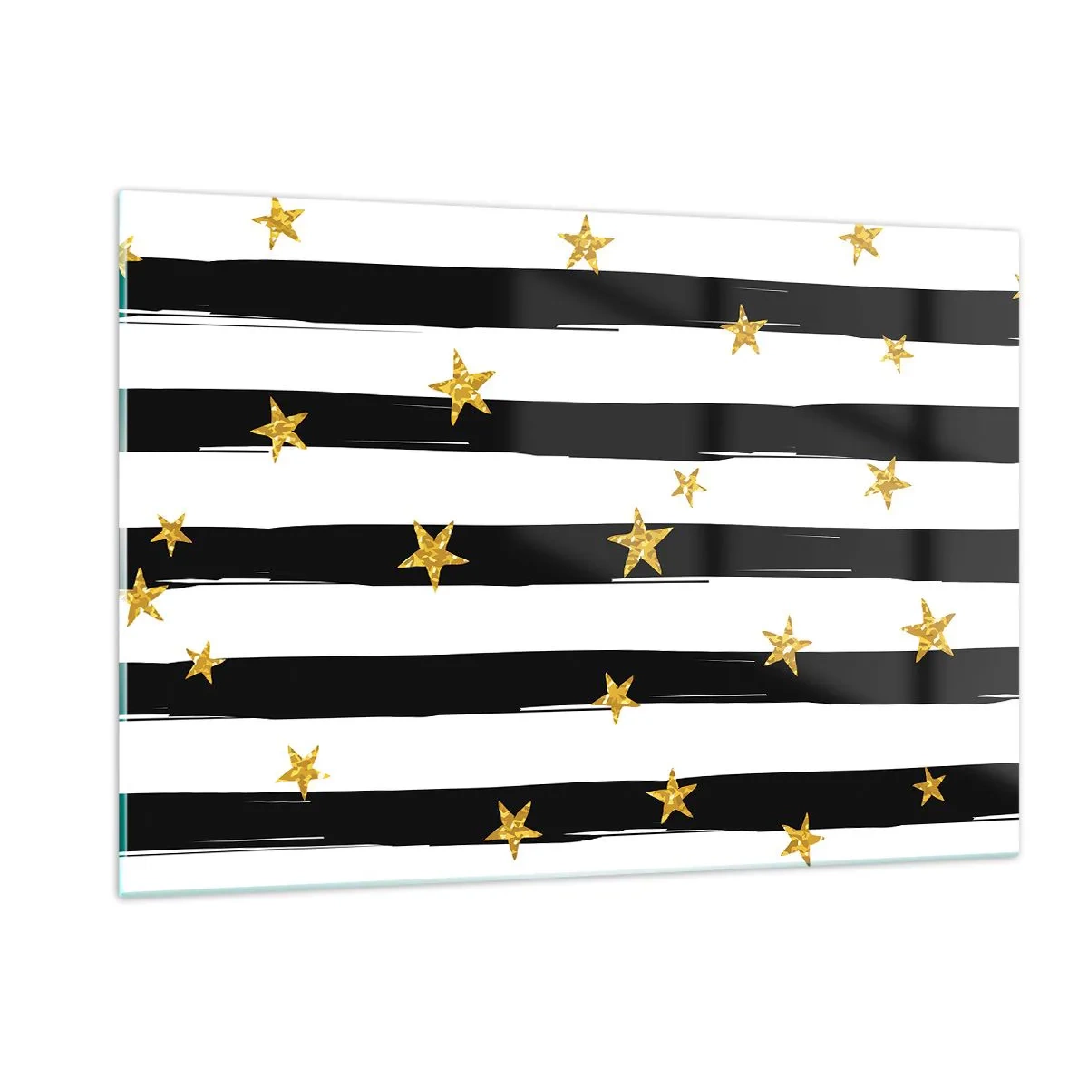 Üveg kép - Mindannyian szerencsés csillag alatt születtünk - 120x80 cm