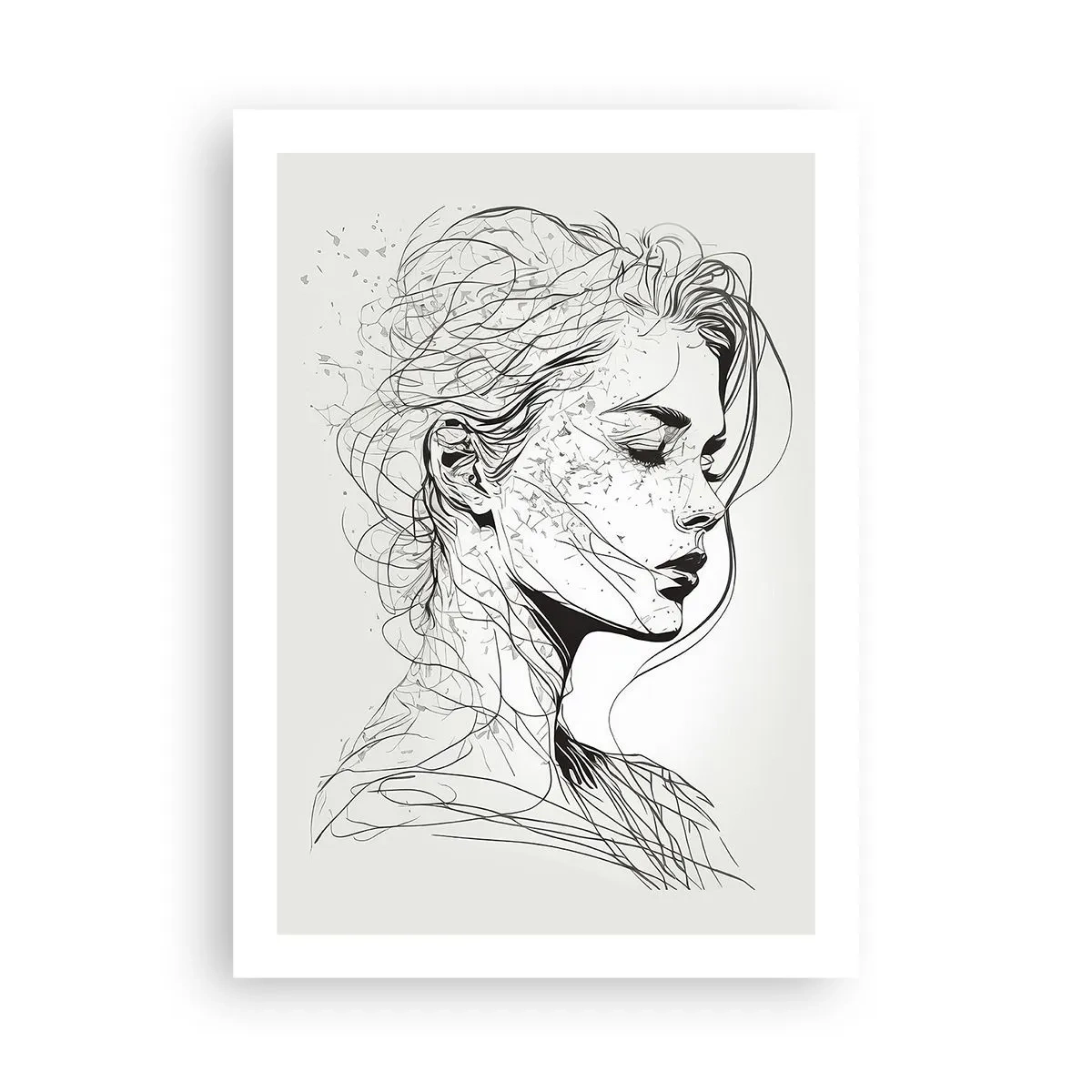 Poszter - Portré álmodozásban - 50x70 cm