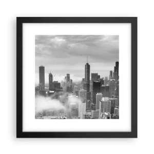 Poszter fehér keretben - Amerikai táj - 30x30 cm