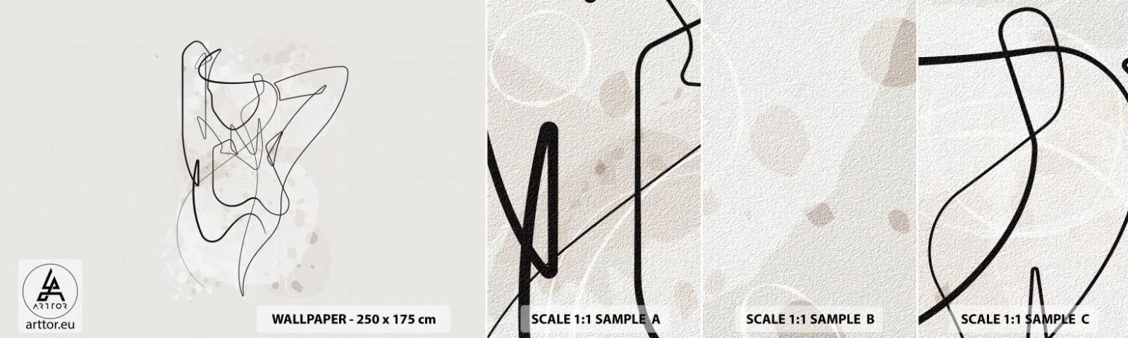 Fotótapéta Minta Standard Eco - A csábítás művészete - Nő, Grafika, Darab - 100x30 cm