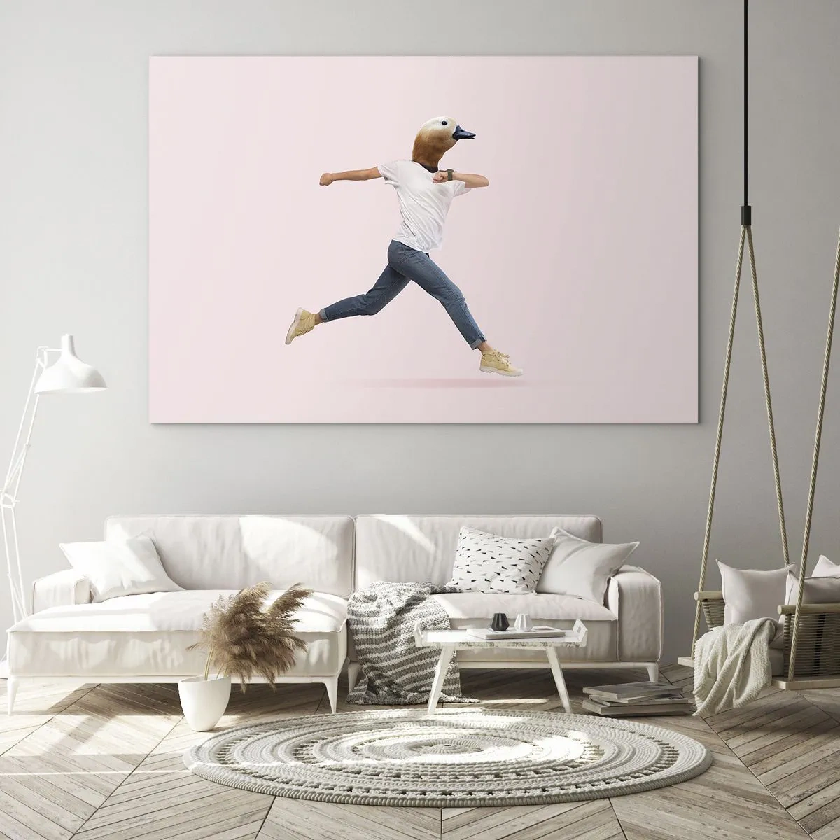 Üveg kép - Egy csipetnyi abszurditás - 100x70 cm