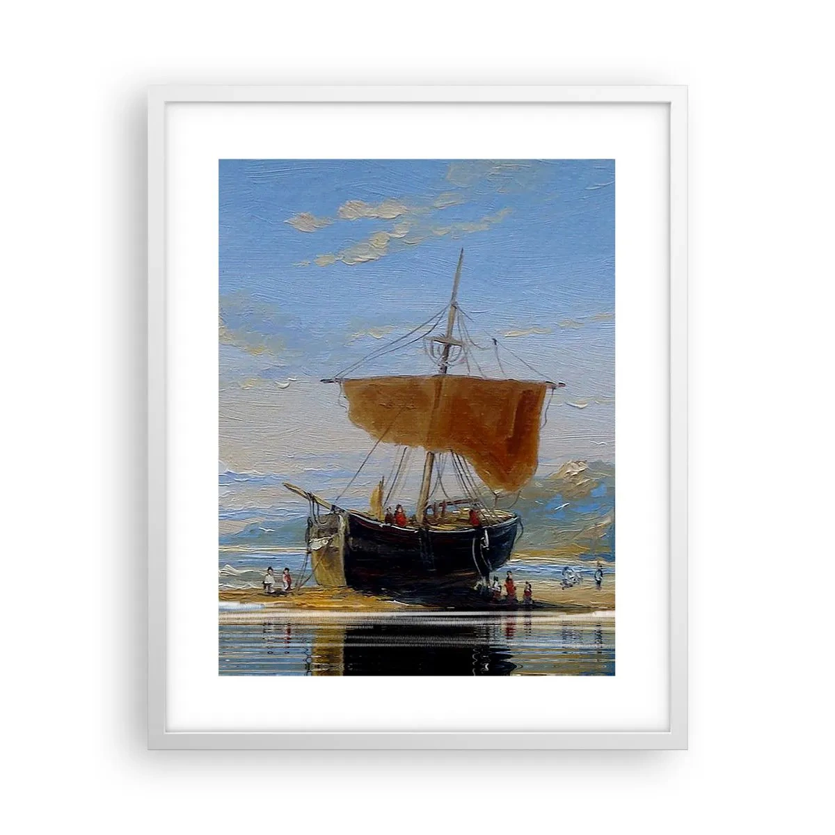 Poszter fekete keretben - Víz, föld, levegő - 40x50 cm