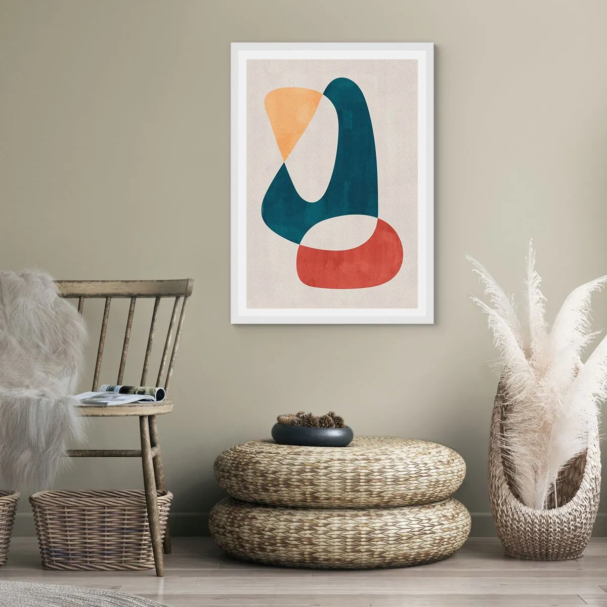 Poszter fekete keretben - Befolyások és metamorfózisok - 50x70 cm