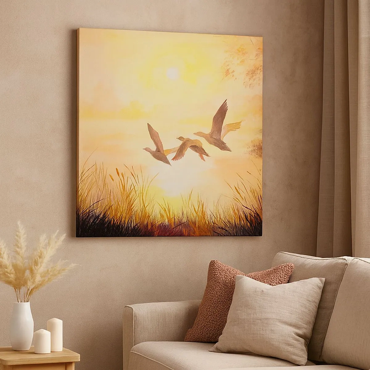 Vászonkép - Egy hosszú utazás kezdete - 30x30 cm