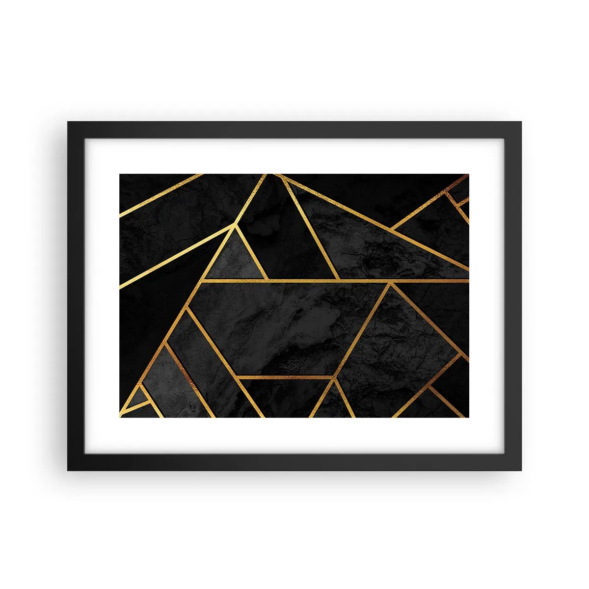 Poszter fehér keretben - Sötétség és ragyogás - 40x30 cm