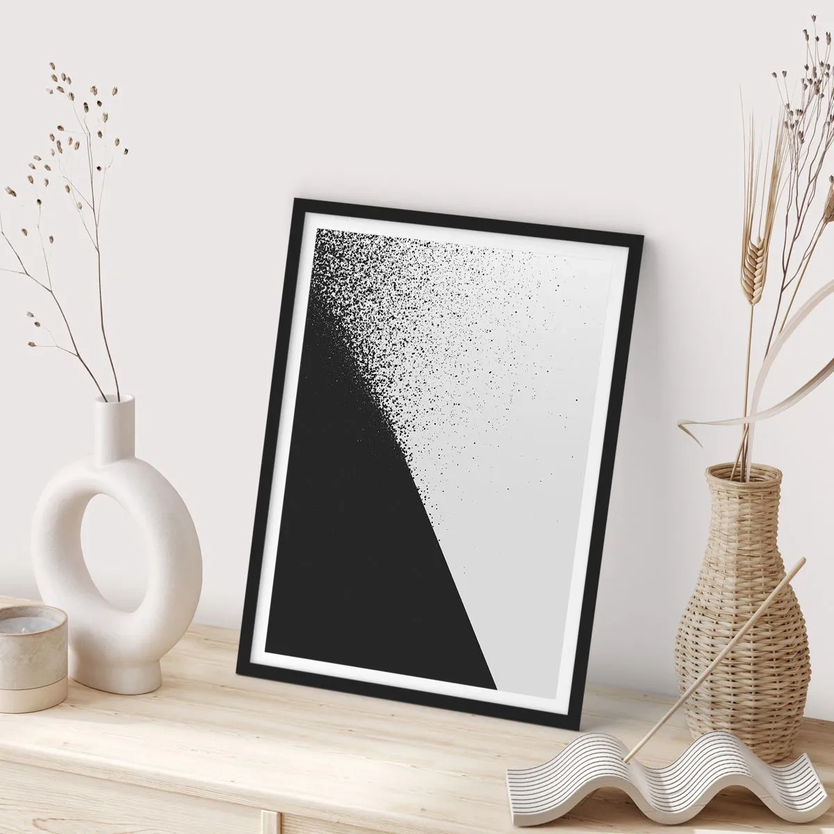 Poszter fehér keretben - Egyre gyorsabban, egyre többet - 40x50 cm