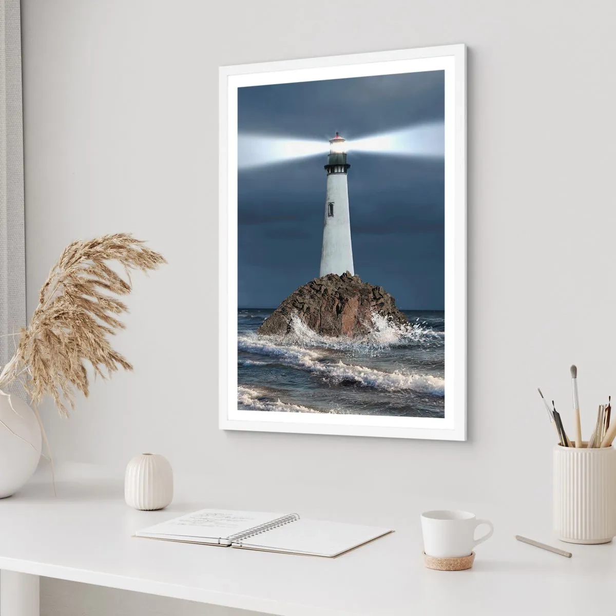 Poszter fekete keretben - Ide…ide…itt! - 61x91 cm