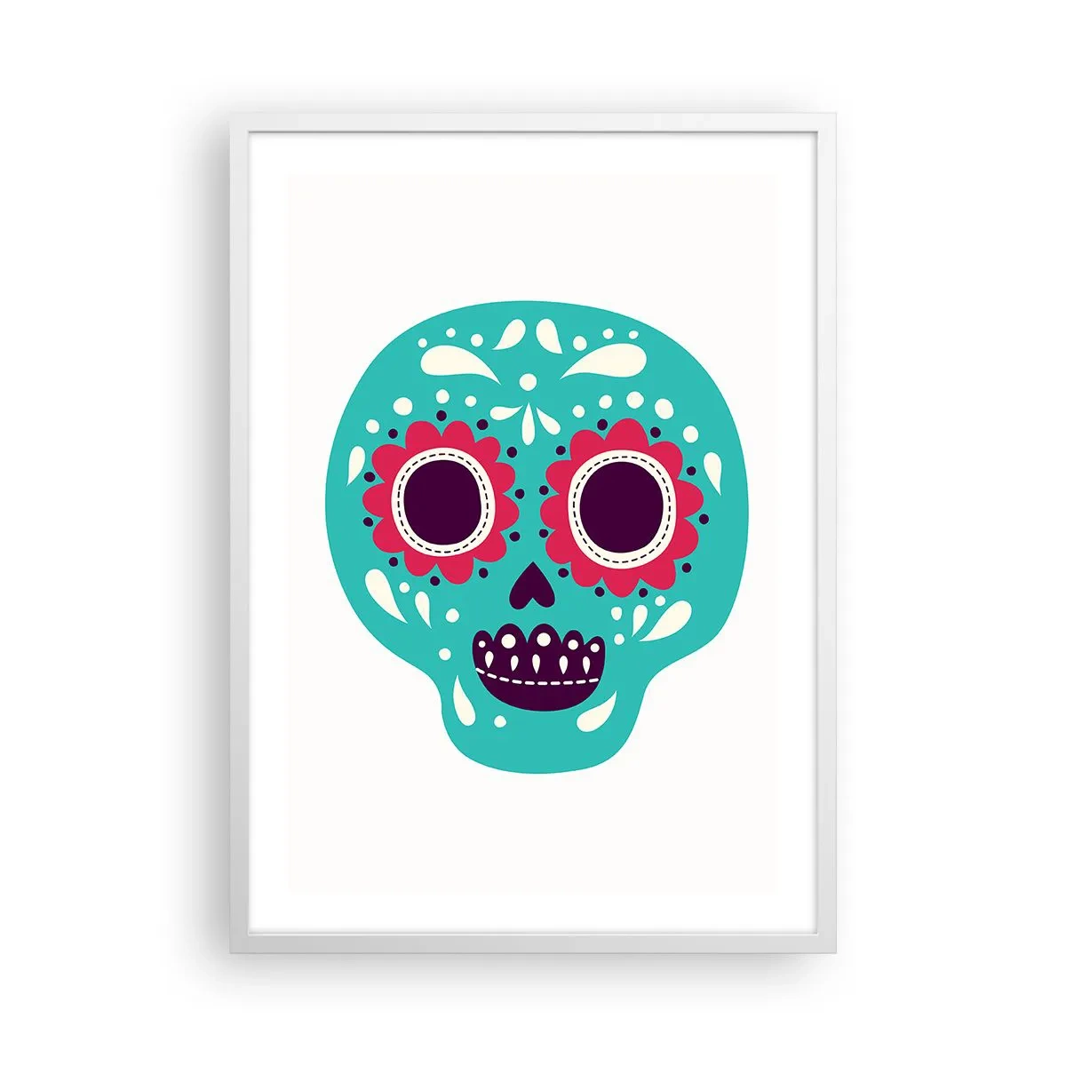 Poszter fekete keretben - Az élet - szórakozás a halálig - 50x70 cm