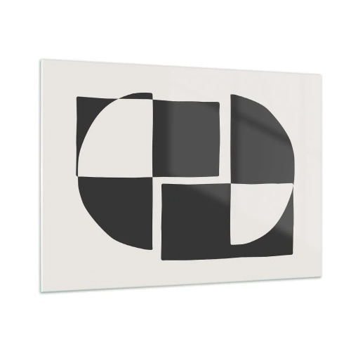Üveg kép - Antitézis – szintézis - 100x70 cm