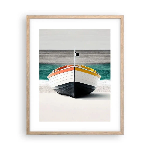 Poszter világos tölgy keretben - A maga helyén - 40x50 cm