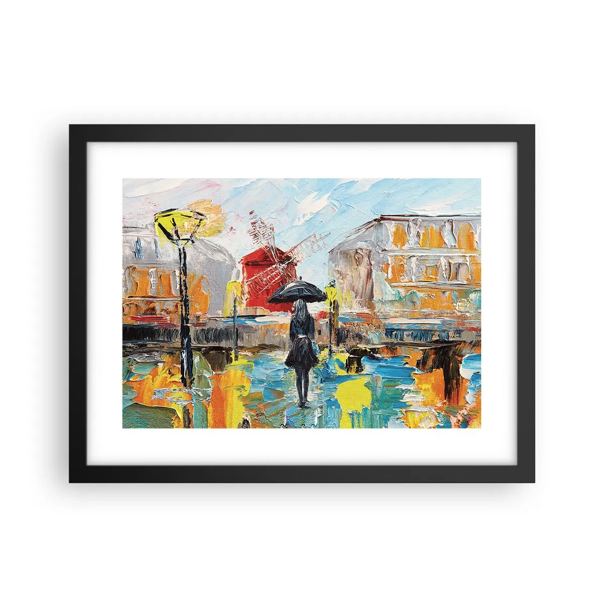 Poszter fehér keretben - Párizsi legendák - 40x30 cm