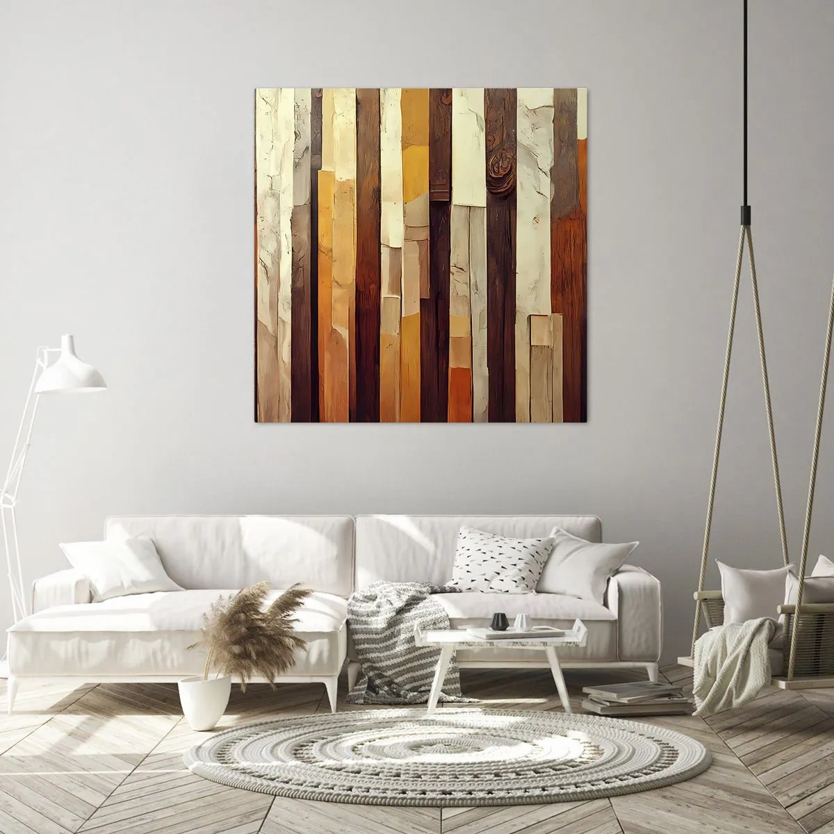 Vászonkép - Az erdei fák himnusza - 60x60 cm