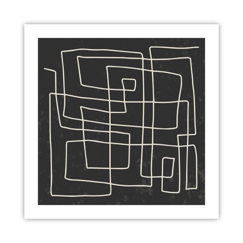 Poszter - Nem olyan egyszerű - 50x50 cm