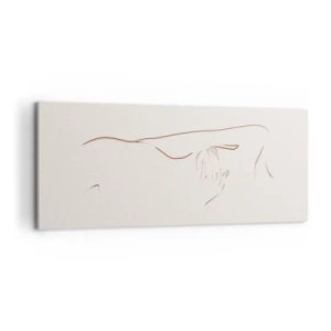Vászonkép - A vágy alakja - 100x40 cm