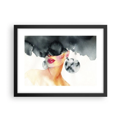 Poszter fehér keretben - Az elegancia titka - 40x30 cm