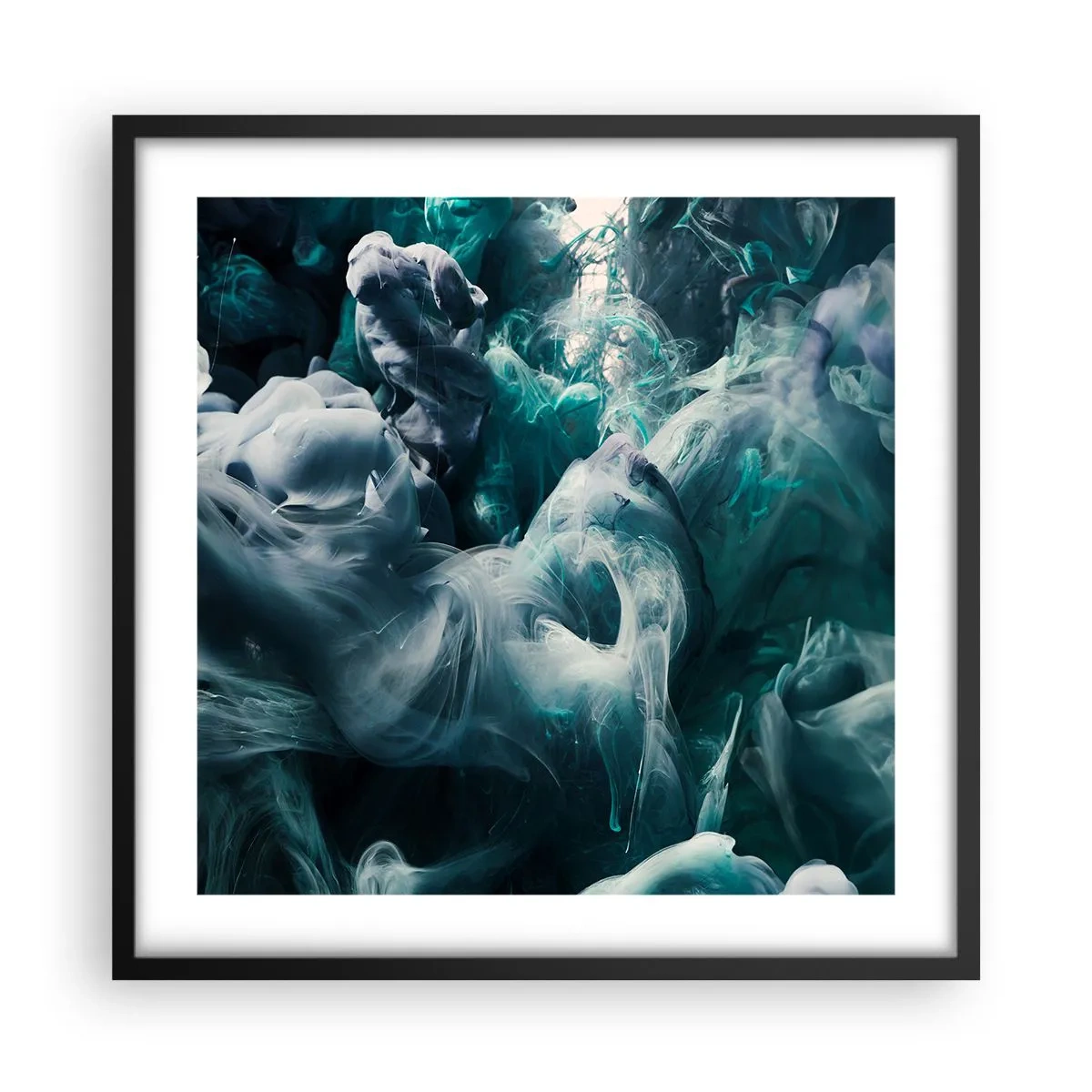 Poszter fehér keretben - A színek mozgása - 50x50 cm