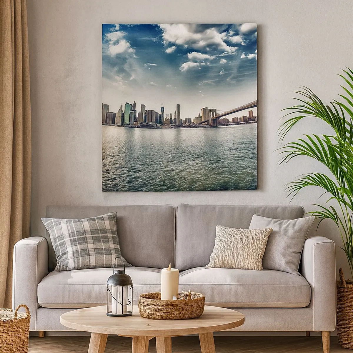 Vászonkép - Az üvegsziget - 30x30 cm