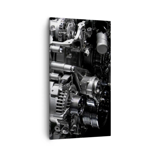 Vászonkép - Acél, szép, erős - 45x80 cm