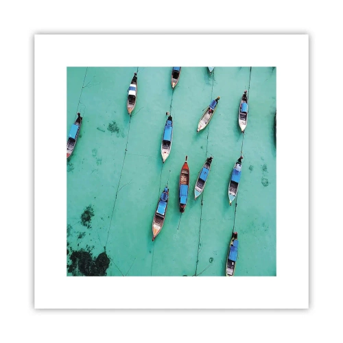 Poszter - Örömteli várakozásban - 30x30 cm