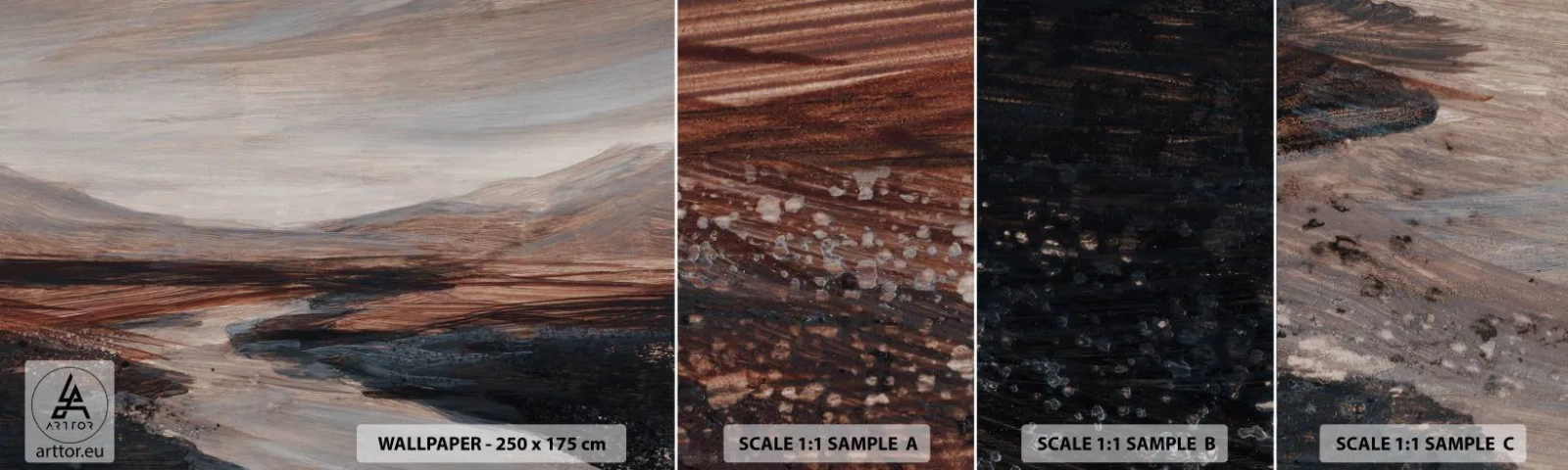 Fotótapéta Minta Öntapadós Deluxe Sticker -  Békés völgy - Tájkép, Tájkép, Darab - 100x30 cm